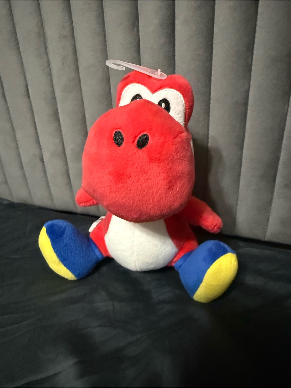 Nintendo Red Yoshi Plush with Blue and Yellow Feet